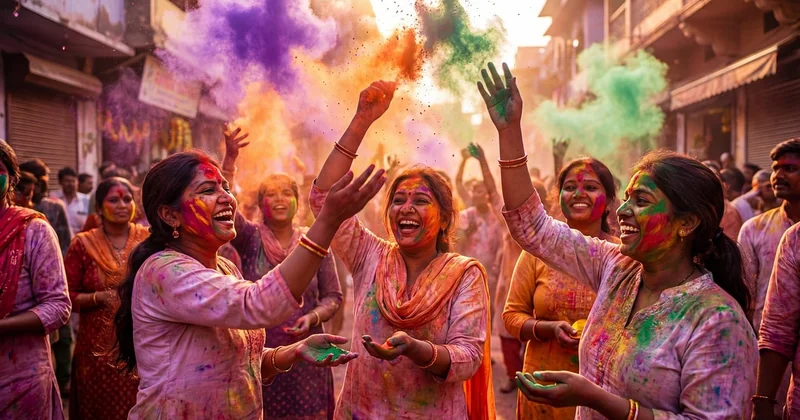 Holi en Inde : la fête des couleurs, version authentique